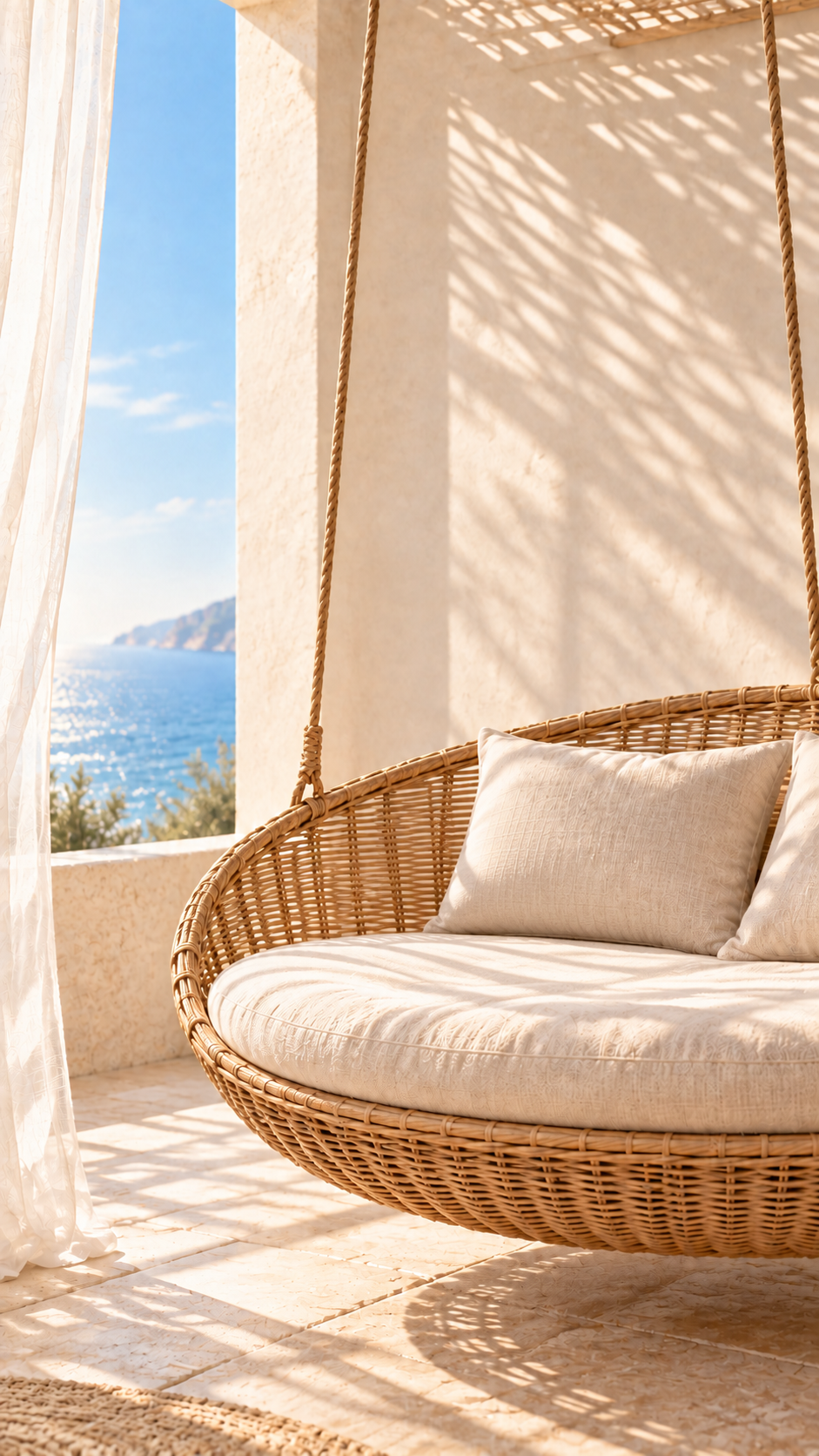 Hanging Daybed — empty background