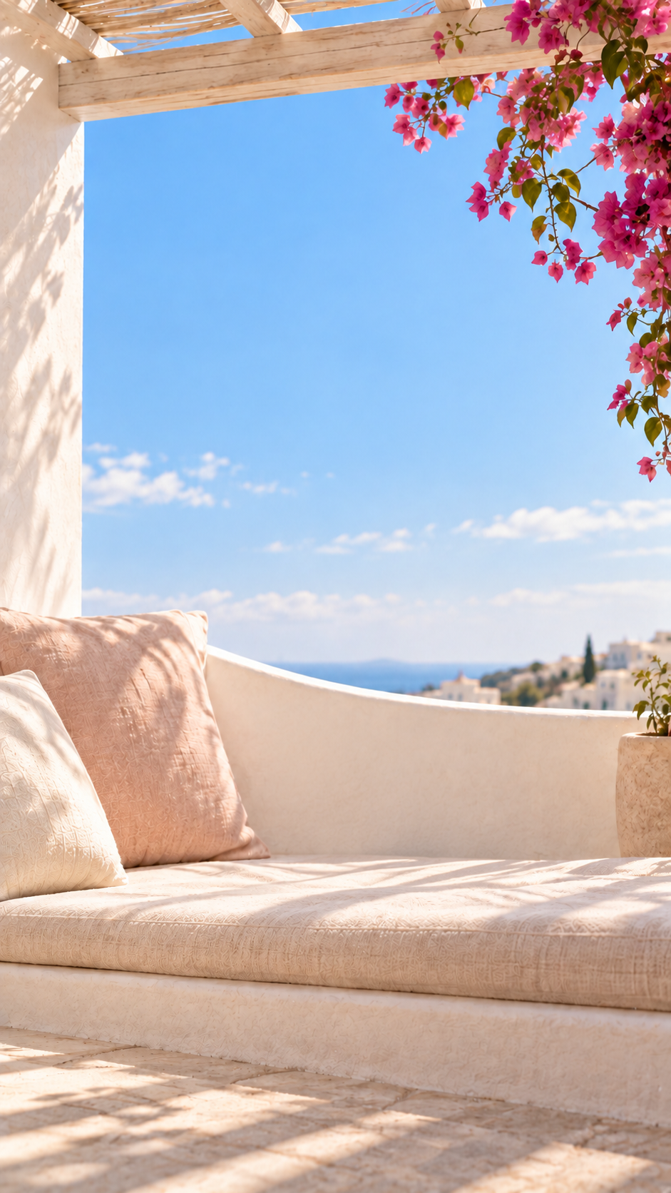Bougainvillea Veranda — empty background