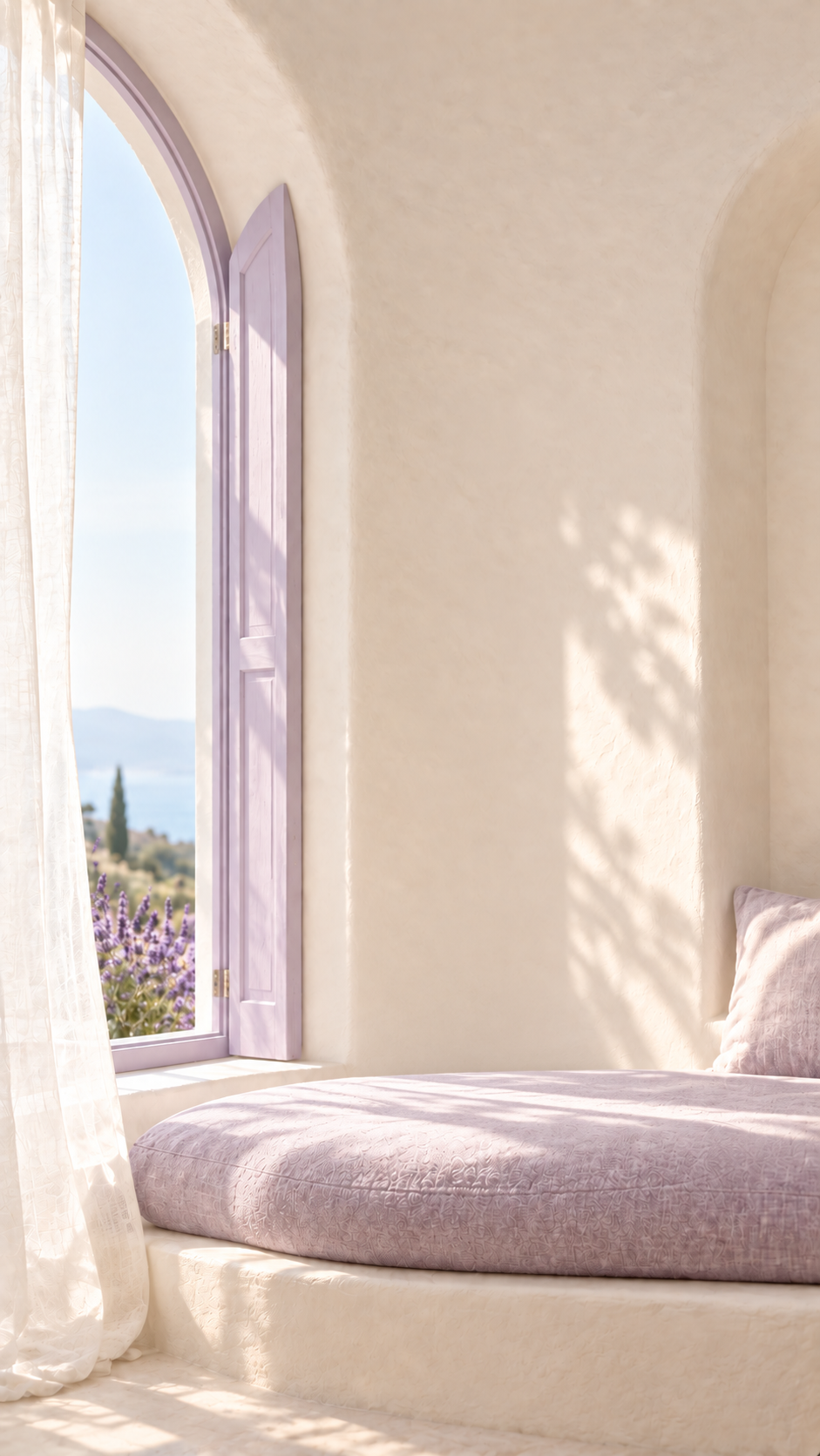 Lavender Window selected background